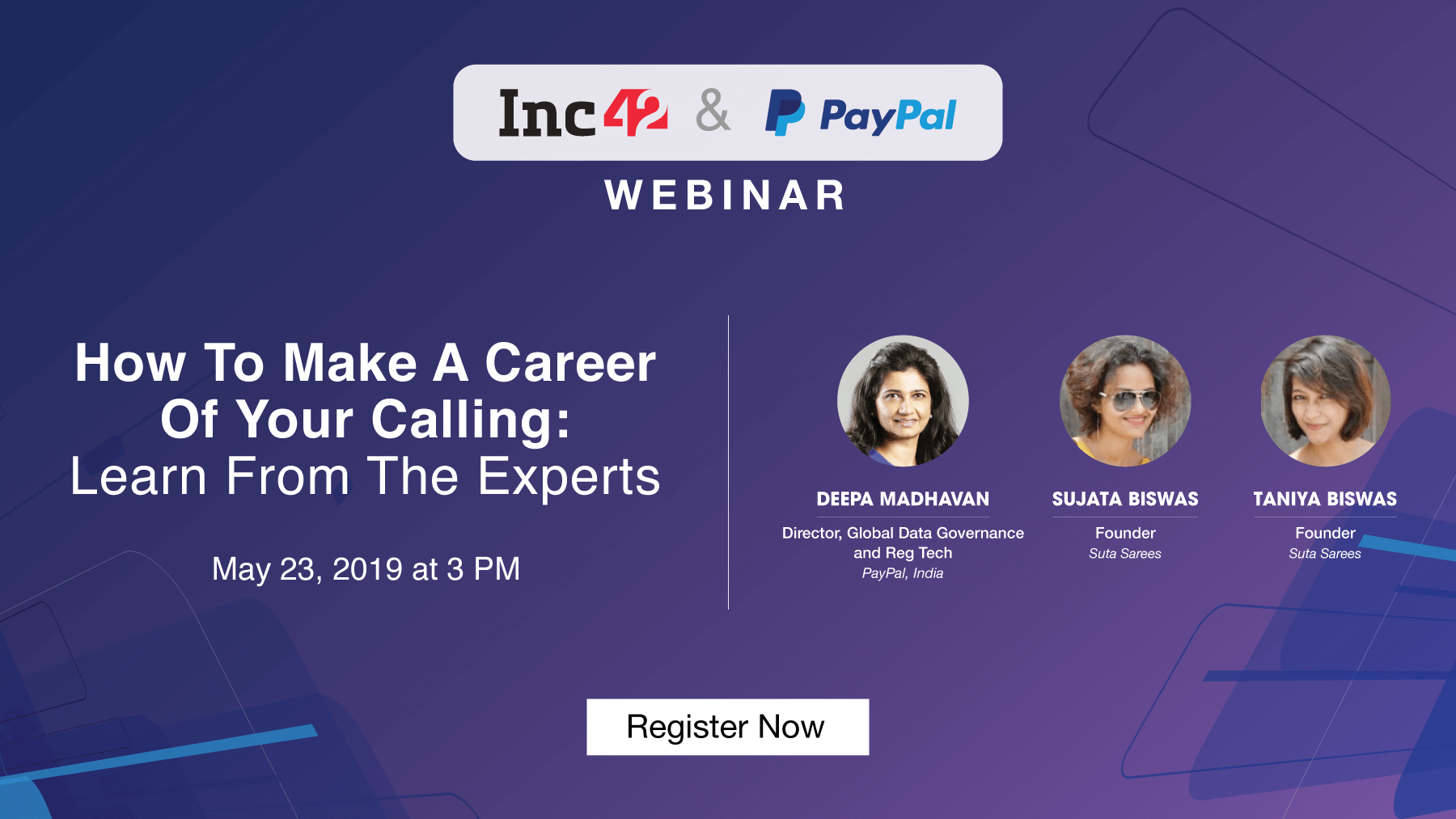 Webinar: How To Make A Career Of Your Calling - Learn From The Experts